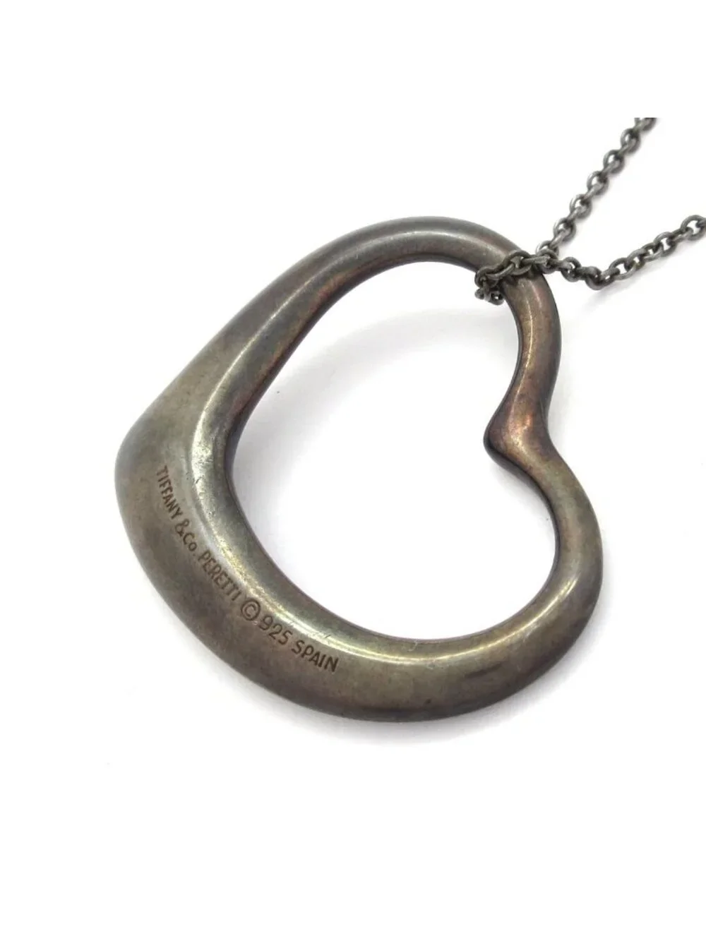 Tiffany & Co Necklace Open Silver Large